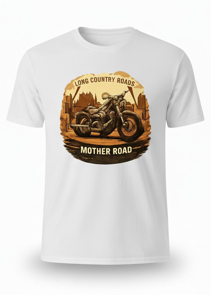 (VINTAGE) LONG COUNTRY ROADS - (T-SHIRT DESIGN)