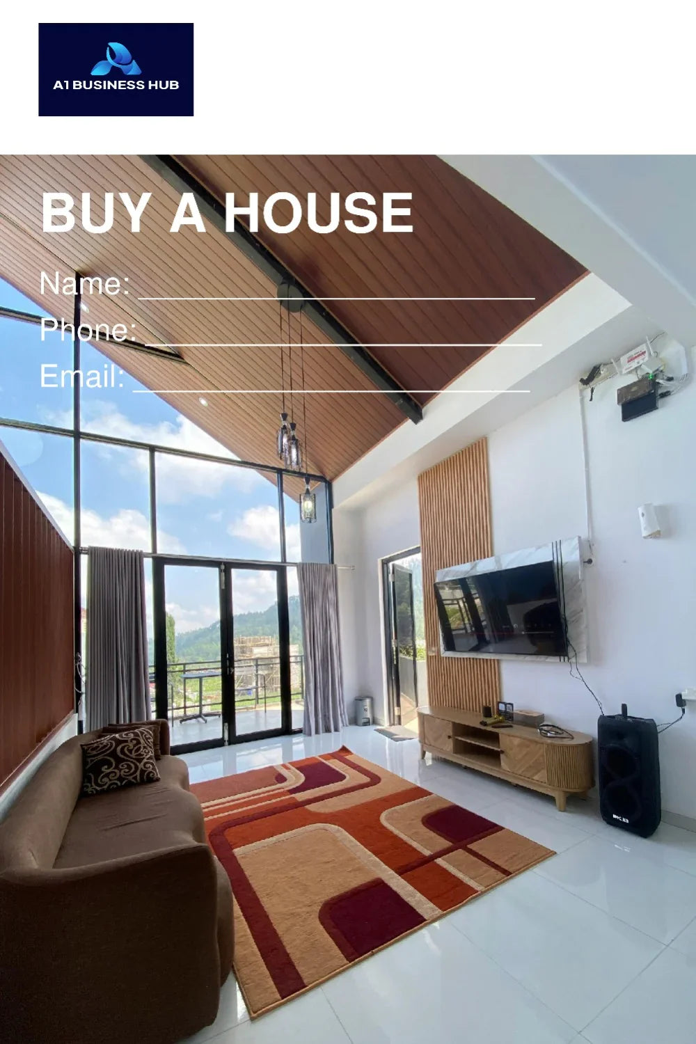 (Real Estate) Buy A House Design - (Pinterest Ad Template)