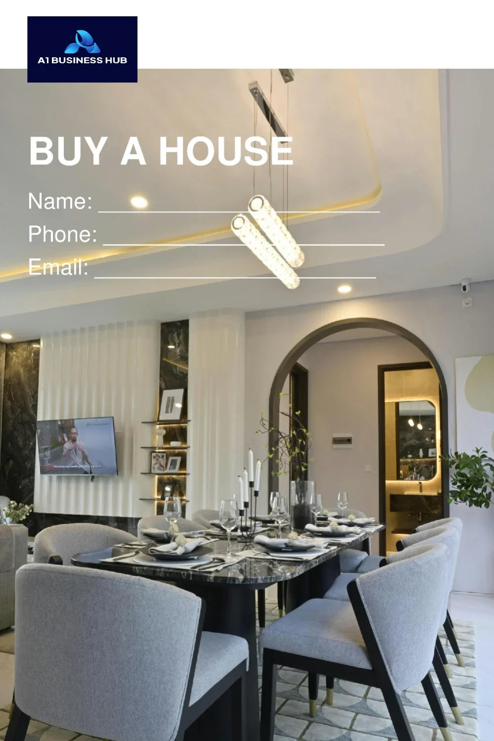 (Real Estate) Buy A House Design - (Pinterest Ad Template)