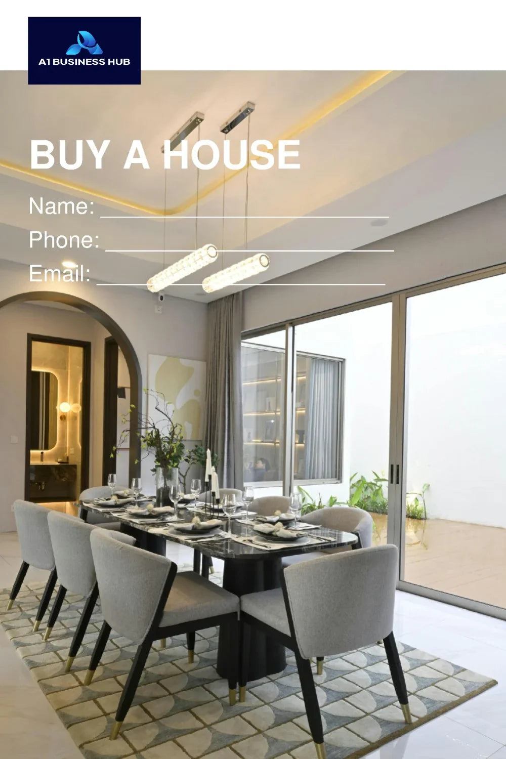 (Real Estate) Buy A House Design - (Pinterest Ad Template)