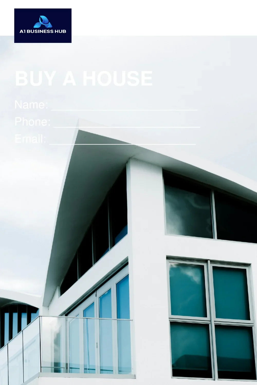 (Real Estate) Buy A House Design - (Pinterest Ad Template)