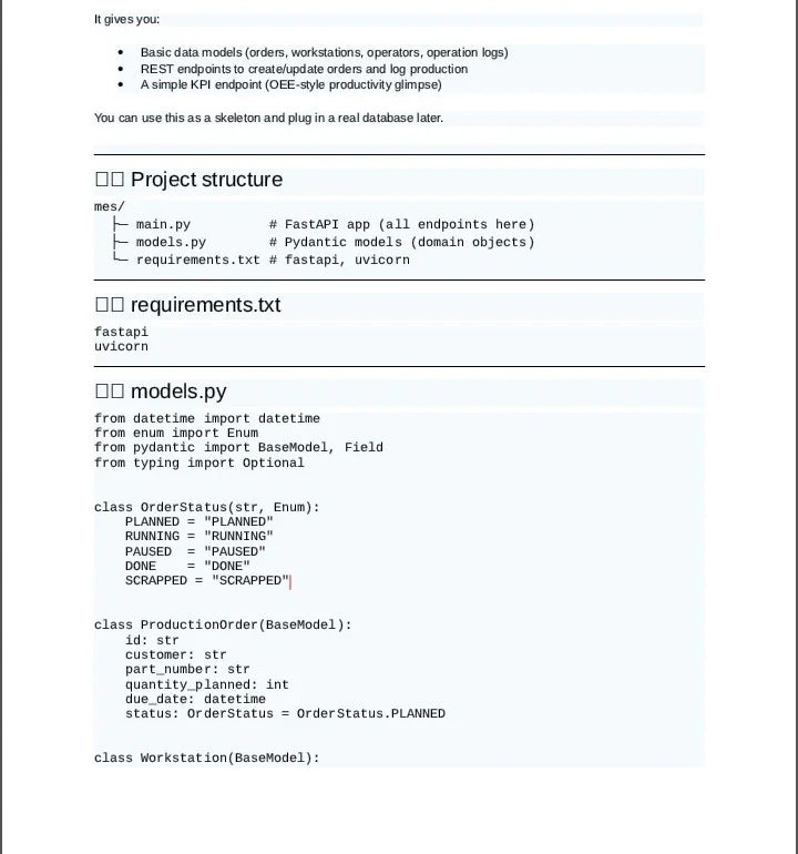Python code template for FastAPI app with project structure and models.py example, digital download A1 Business-Hub
