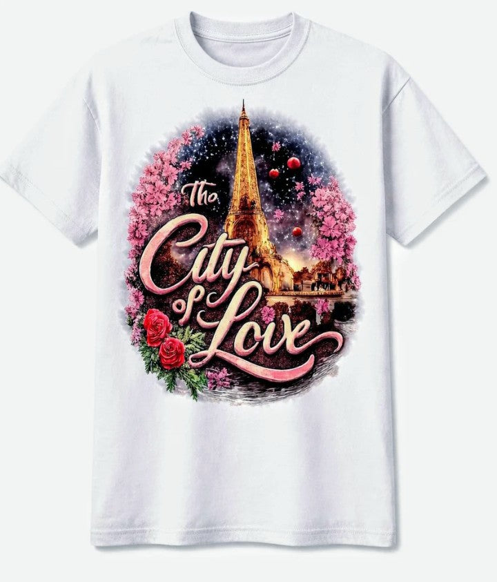 (PREMIUM) PARIS, THE CITY OF LOVE - (T-SHIRT DESIGN)