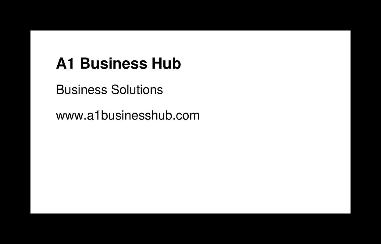 (Simple) Business Card Design (Template)